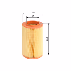 Filtre à air BOSCH F 026 400 059 - Vue supplémentaire 7