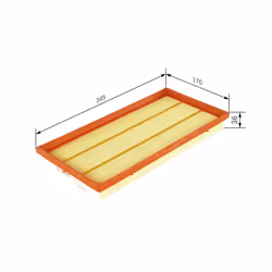 Filtre à air BOSCH 1 457 433 272 - Vue supplémentaire 7
