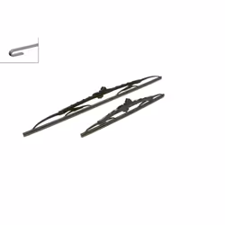 Balai d'essuie-glace BOSCH 3 397 010 274, Twin, 550+340mm, Avant, 2 pièce - Vue supplémentaire 4
