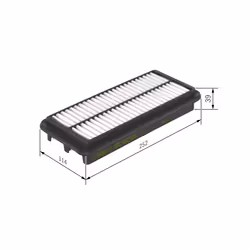 Filtre à air BOSCH F 026 400 060 - Vue supplémentaire 6