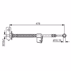 Flexible de frein BOSCH 1 987 481 169 - Vue supplémentaire 5