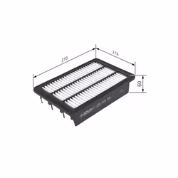 Filtre à air BOSCH F 026 400 091 - Vue supplémentaire 6