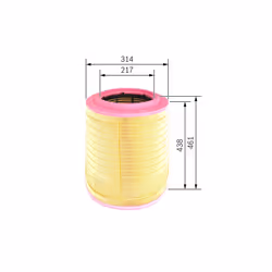 Filtre à air BOSCH F 026 400 080 - Vue supplémentaire 6