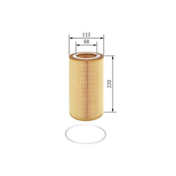 Filtre à huile BOSCH F 026 407 047