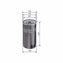 Filtre à huile BOSCH F 026 407 048