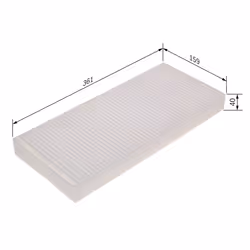 Filtre, air de l'habitacle BOSCH 1 987 431 162 - Vue supplémentaire 7
