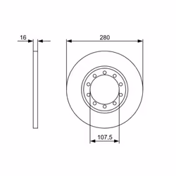 Disque de frein BOSCH 0 986 479 390 arrière, plein, 1 pièce - Vue supplémentaire 7