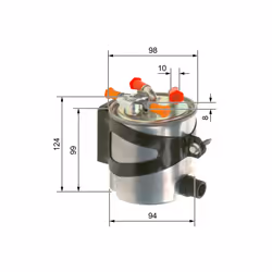 Filtre à carburant BOSCH F 026 402 016 - Vue supplémentaire 7