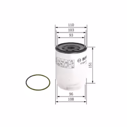 Filtre à carburant BOSCH F 026 402 039 - Vue supplémentaire 7