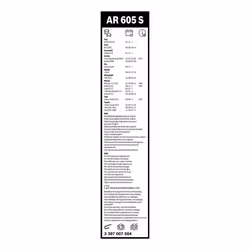 Balai d'essuie-glace BOSCH 3 397 007 504, Aerotwin Retrofit AR605S 600+340mm, 2 pièce - Vue supplémentaire 7