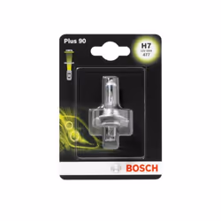 Ampoule halogène BOSCH H7 Plus 90% 12V, 55W, 1 pièce