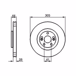 Disque de frein BOSCH 0 986 479 109 avant, ventilé, 1 pièce - Vue supplémentaire 7
