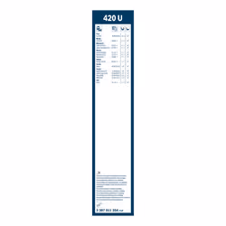 Balai d'essuie-glace BOSCH 3 397 011 354, Twin 420U, 425mm, Avant, 1 pièce - Vue supplémentaire 6