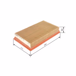 Filtre à air BOSCH F 026 400 105 - Vue supplémentaire 7
