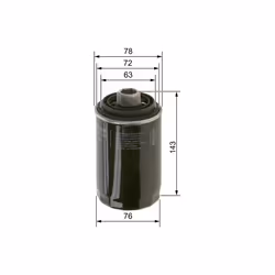 Filtre à huile BOSCH F 026 407 080 - Vue supplémentaire 6