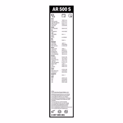 Balai d'essuie-glace BOSCH 3 397 009 081, Aerotwin Retrofit AR500S, 500mm, 2 pièce - Vue supplémentaire 7