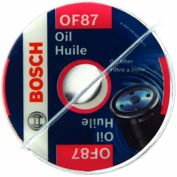 BOSCH Filtre a huile OF87 Le filtre à air est le poumon du moteur Son rôle est d'éliminer les poussières contenues dans l'air ...