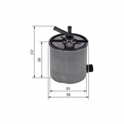 Filtre à carburant BOSCH F 026 402 059 - Vue supplémentaire 7