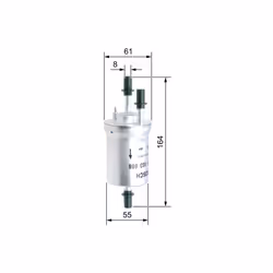 Filtre à carburant BOSCH F 026 403 008 - Vue supplémentaire 7