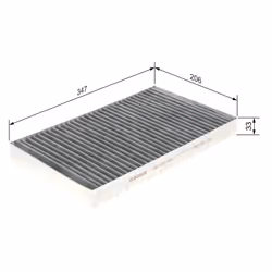 Filtre d'habitacle (filtre à pollen) BOSCH 1 987 432 495 - Vue supplémentaire 7