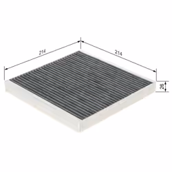 Filtre d'habitacle (filtre à pollen) BOSCH 1 987 432 499 - Vue supplémentaire 6