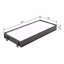 Filtre d'habitacle (filtre à pollen) BOSCH 1 987 432 219 - Vue supplémentaire 6