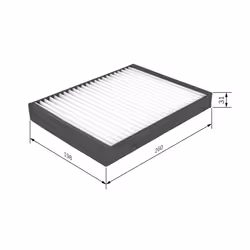 Filtre d'habitacle (filtre à pollen) BOSCH 1 987 432 221 - Vue supplémentaire 7