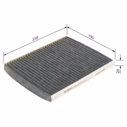 Filtre d'habitacle (filtre à pollen) BOSCH 1 987 432 415 - Vue supplémentaire 7
