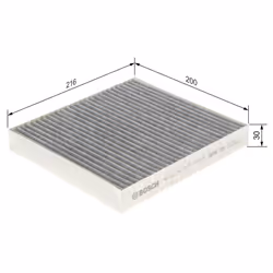 Filtre d'habitacle (filtre à pollen) BOSCH 1 987 432 416 - Vue supplémentaire 6