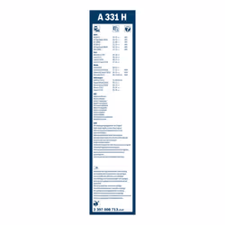 Balai d'essuie-glace BOSCH 3 397 008 713, Aerotwin A331H, 330mm, Arrière, 1 pièce - Vue supplémentaire 7