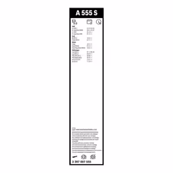 Balai d'essuie-glace BOSCH 3 397 007 555, Aerotwin A555S, 600+400mm, 2 pièce - Vue supplémentaire 7