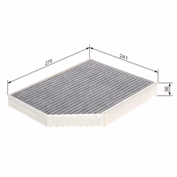 Filtre d'habitacle (filtre à pollen) BOSCH 1 987 432 369 - Vue supplémentaire 6
