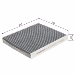 Filtre d'habitacle (filtre à pollen) BOSCH 1 987 432 315 - Vue supplémentaire 6