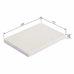 Filtre d'habitacle (filtre à pollen) BOSCH 1 987 432 055 - Vue supplémentaire 6