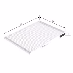 Filtre d'habitacle (filtre à pollen) BOSCH 1 987 432 077 - Vue supplémentaire 6