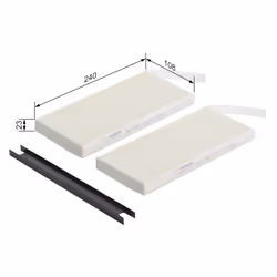 Filtre d'habitacle (filtre à pollen) BOSCH 1 987 432 078 - Vue supplémentaire 6