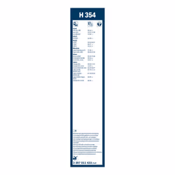 Balai d'essuie-glace BOSCH 3 397 011 433, Twin H354, 350mm, Arrière, 1 pièce - Vue supplémentaire 6