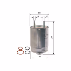 Filtre à carburant BOSCH F 026 402 067 - Vue supplémentaire 7