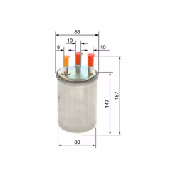 Filtre à carburant BOSCH 0 450 906 508 - Vue supplémentaire 7
