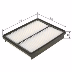 Filtre à air BOSCH F 026 400 116 - Vue supplémentaire 7
