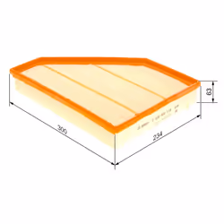 Filtre à air BOSCH F 026 400 119 - Vue supplémentaire 7