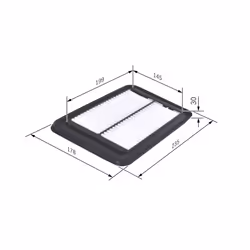 Filtre à air BOSCH F 026 400 127 - Vue supplémentaire 7