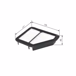 Filtre à air BOSCH F 026 400 132 - Vue supplémentaire 7
