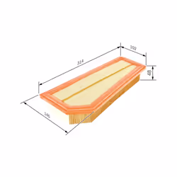 Filtre à air BOSCH F 026 400 134 - Vue supplémentaire 6