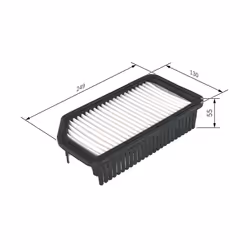 Filtre à air BOSCH F 026 400 137 - Vue supplémentaire 7