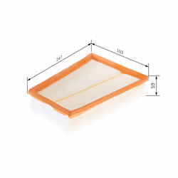 Filtre à air BOSCH F 026 400 138 - Vue supplémentaire 7