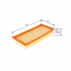 Filtre à air BOSCH F 026 400 140 - Vue supplémentaire 7