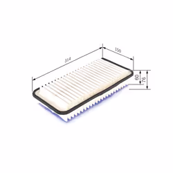 Filtre à air BOSCH F 026 400 143 - Vue supplémentaire 7
