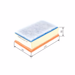 Filtre à air BOSCH F 026 400 150 - Vue supplémentaire 7