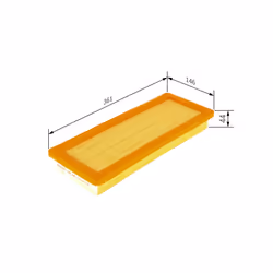Filtre à air BOSCH F 026 400 151 - Vue supplémentaire 7